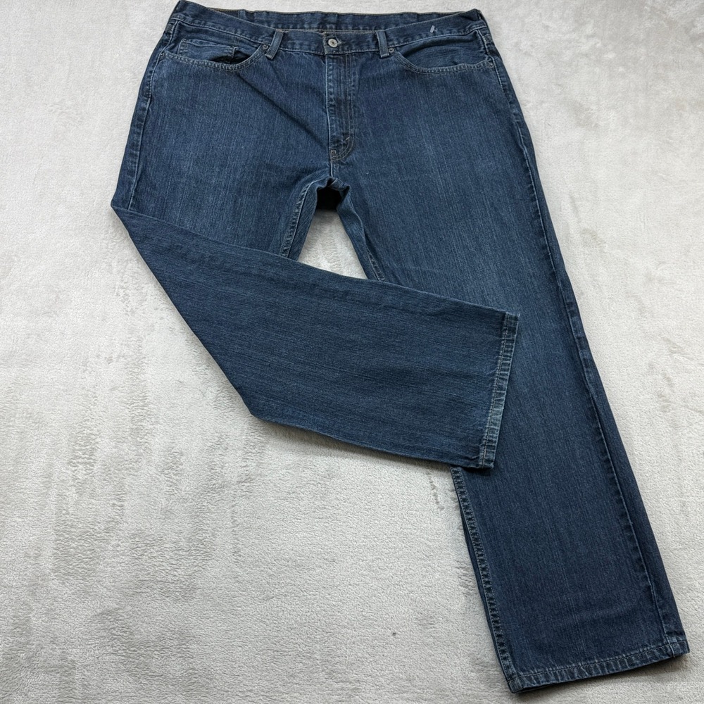 Levi's 559 Relaxed Straight Jeans Mens 40x30 Blue Dark Wash Denim Casual Comfort